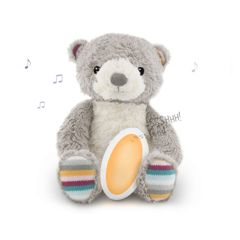 Babysun - Peluche ours musicale et lumineuse holiday, Livraison