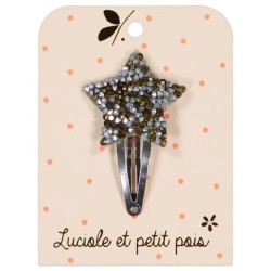 Barrette ETOILE STRASS BRONZE